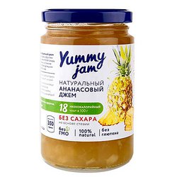 Джем Yummy Jam ананасовый 350  гр.